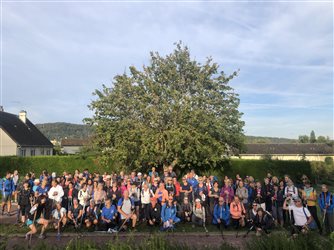 Sortie annuelle de marche nordique à Jumièges !