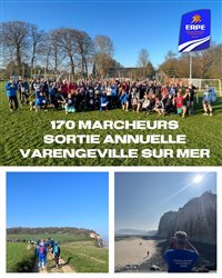 170 marcheurs nordiques à Varengeville sur mer !