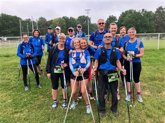 15 marcheurs EAPE à la Pass'Trail