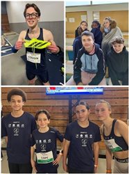Résultats du weekend du 31/01 :  Nouveau record du club du 200m en salle